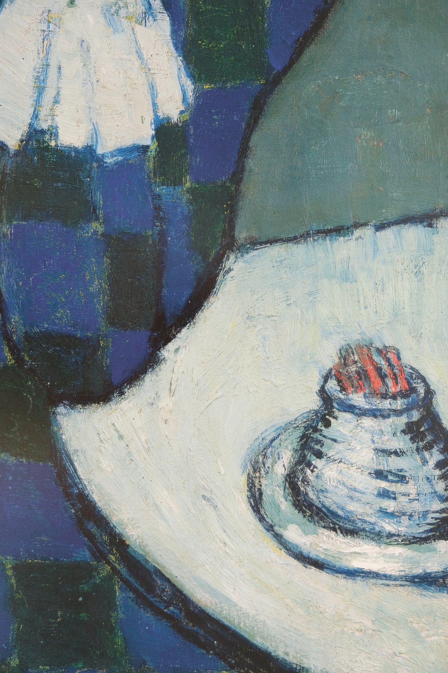 Pablo PICASSO : Arlequin assis - Affiche originale signée