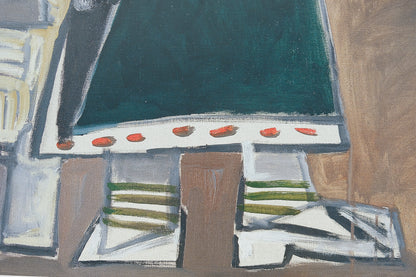 Pablo PICASSO : Paloma debout - Affiche originale en couleurs