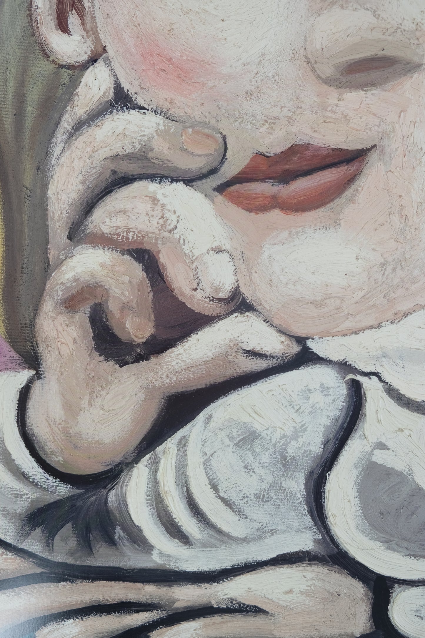 Pablo PICASSO : Marie-Thérèse accoudée - Affiche originale en couleurs