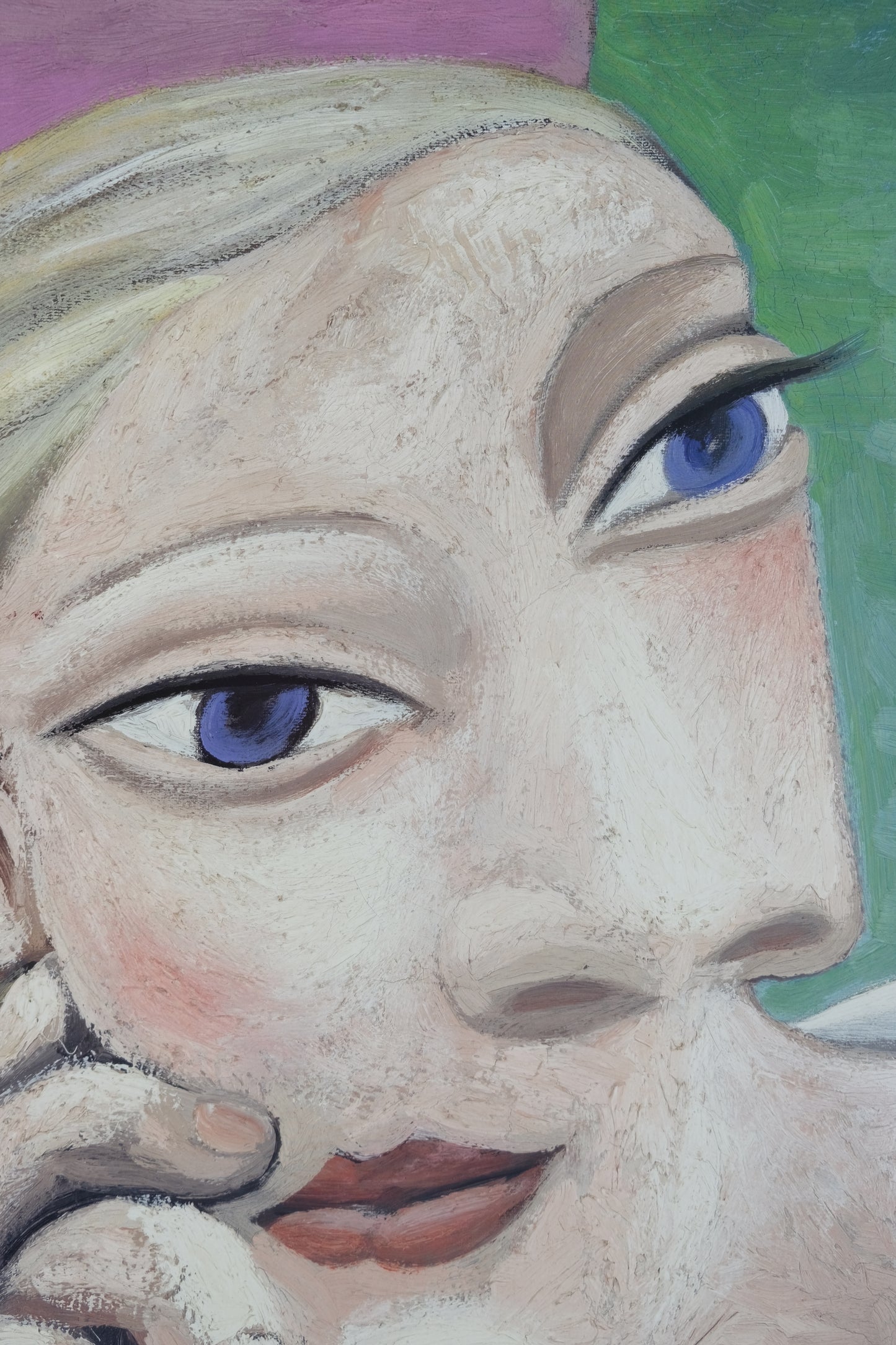 Pablo PICASSO : Marie-Thérèse accoudée - Affiche originale en couleurs