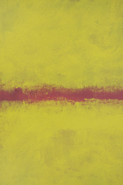 Mark ROTHKO : Composition rouge et jaune - Affiche originale en couleurs