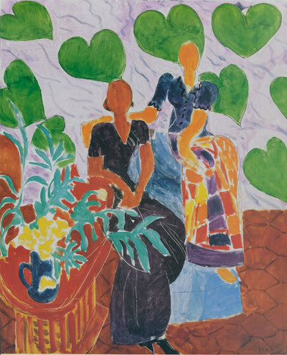 Henri MATISSE : Deux femmes dans un intérieur - Affiche originale signée