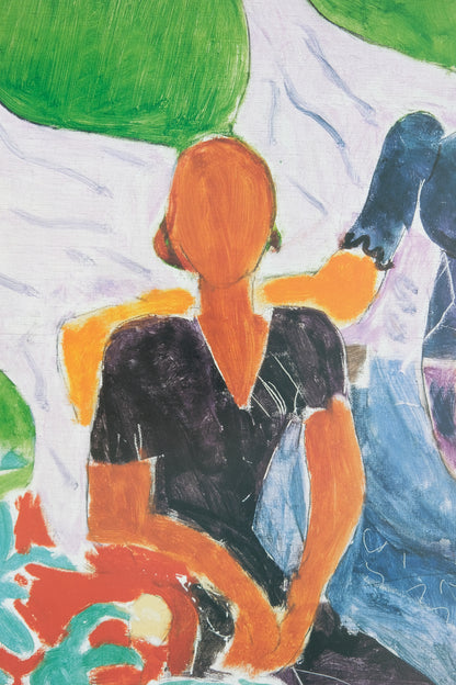Henri MATISSE : Deux femmes dans un intérieur - Affiche originale signée