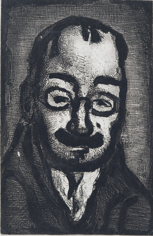 Georges ROUAULT : Le directeur de théâtre- Gravure originale signée