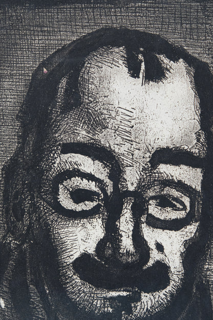 Georges ROUAULT : Le directeur de théâtre- Gravure originale signée