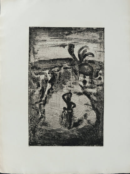 Georges ROUAULT : La cueillette de fruits - Gravure originale signée