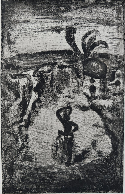 Georges ROUAULT : La cueillette de fruits - Gravure originale signée