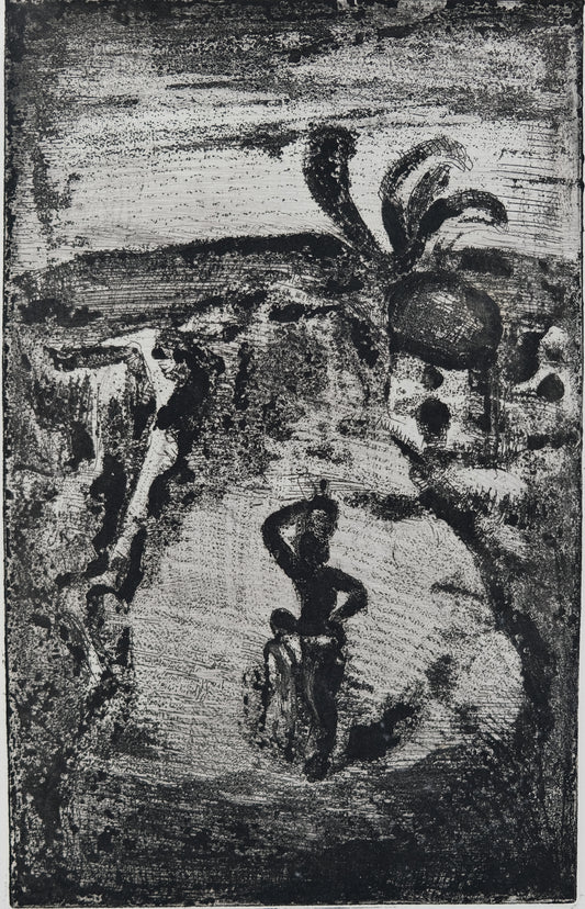 Georges ROUAULT : La cueillette de fruits - Gravure originale signée