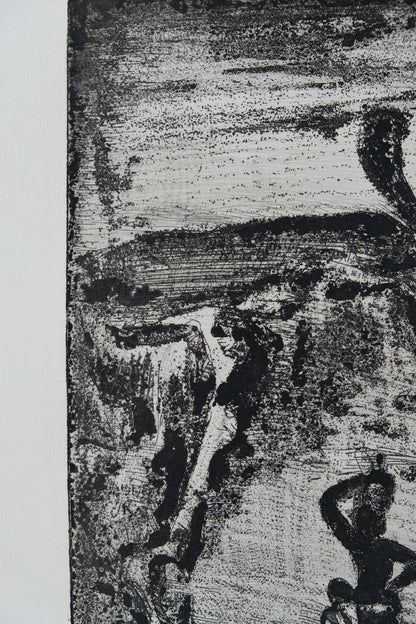 Georges ROUAULT : La cueillette de fruits - Gravure originale signée