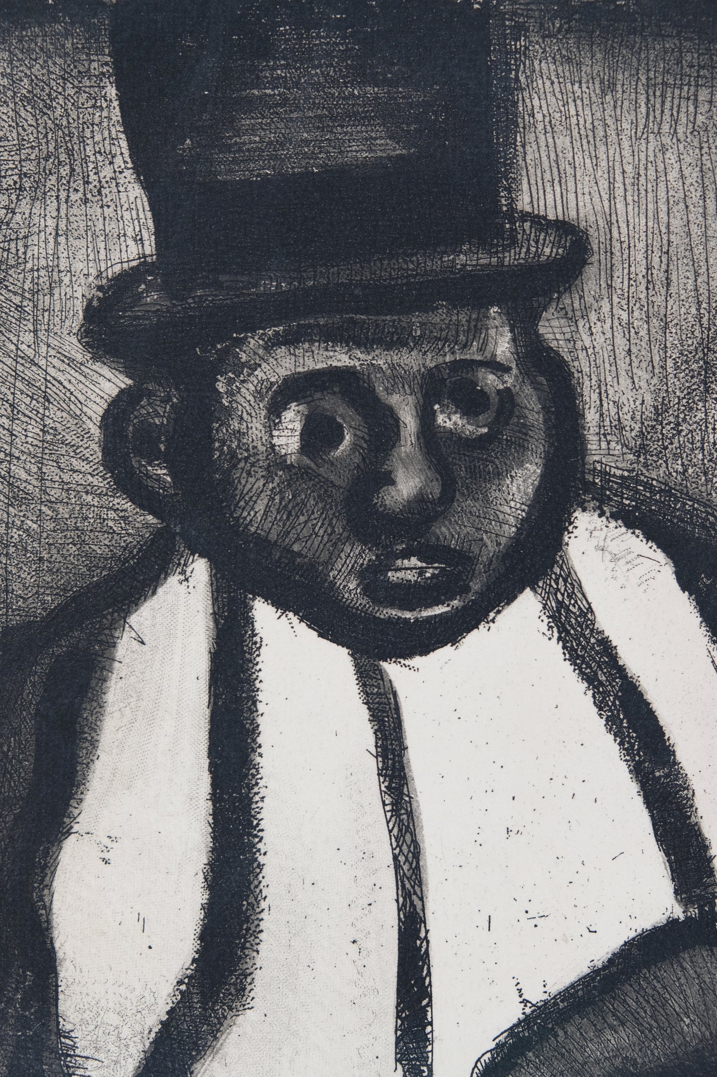 Georges ROUAULT : Bon candidat Boudoubadabou - Gravure originale signée
