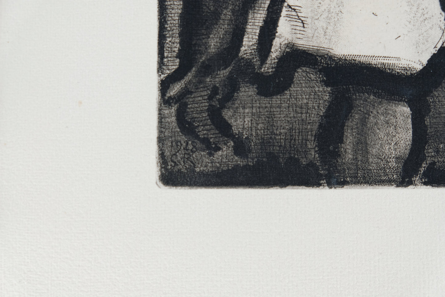 Georges ROUAULT : Bon candidat Boudoubadabou - Gravure originale signée