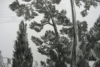 Yves BRAYER : L'entrée du Palais du Golestan - Lithographie originale signée