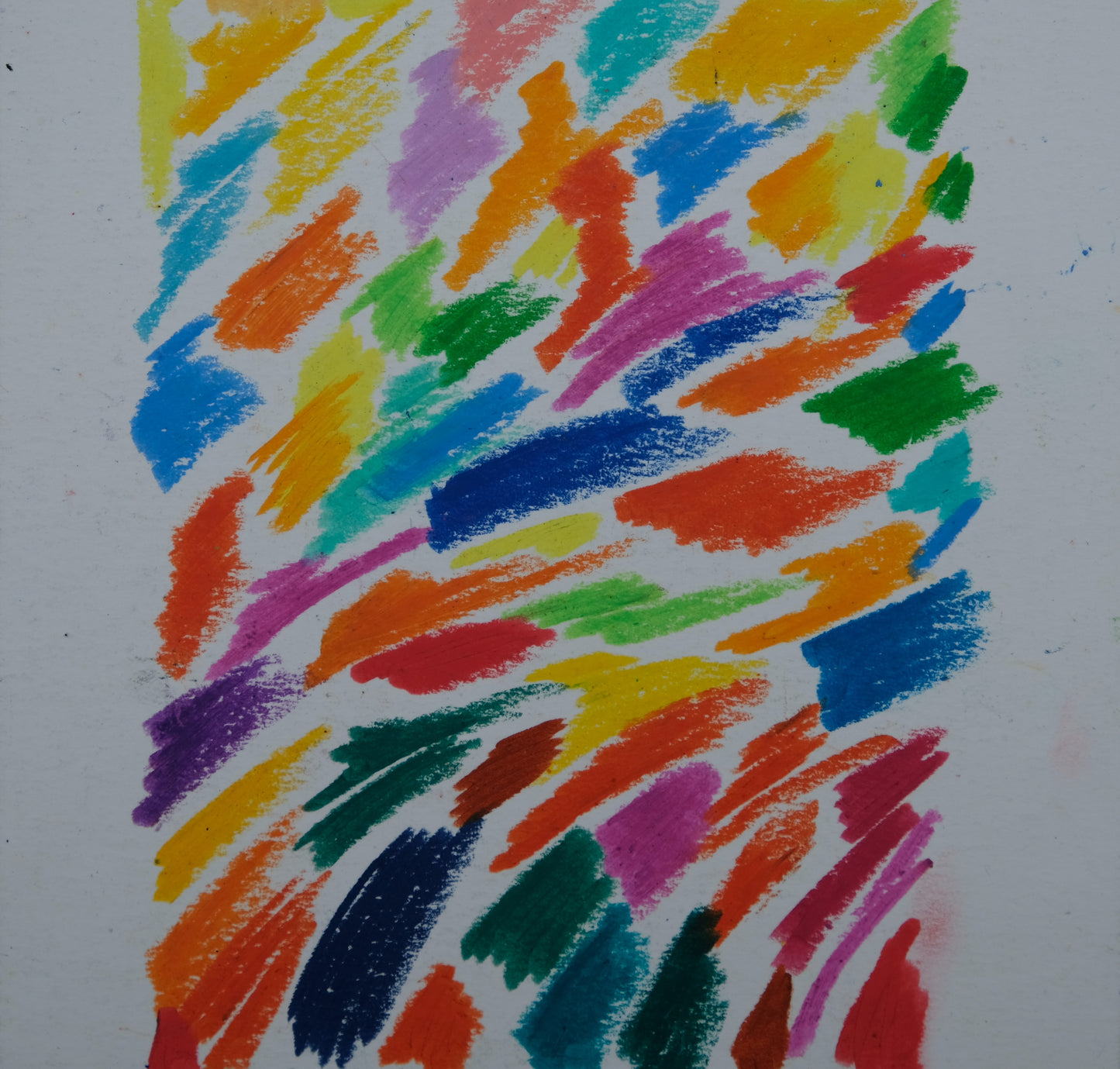 Françoise GALLE : Route abstraite - Pastel signé