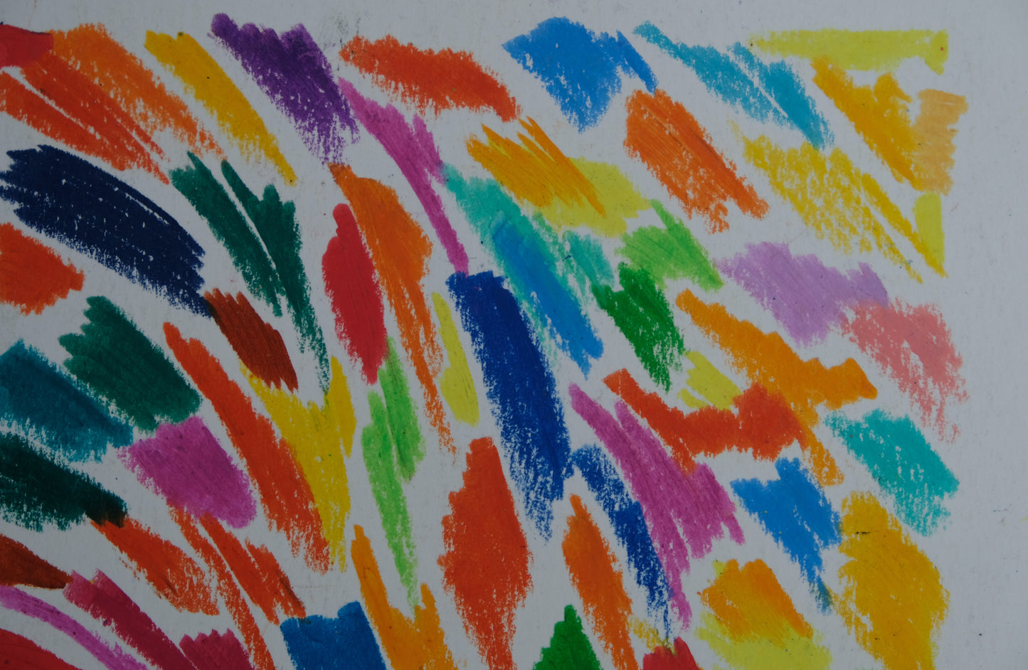 Françoise GALLE : Route abstraite - Pastel signé