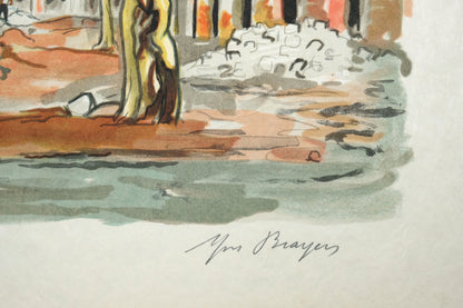 Yves BRAYER : La Vieille Charité - Lithographie originale signée