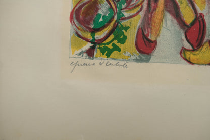 François DESNOYER : Liseuses aux coiffes blanches - Lithographie originale signée