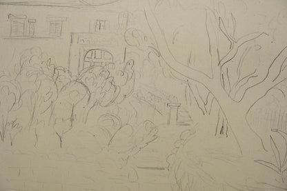 Henri MATISSE : La maison au bout de l'allée - Lithographie