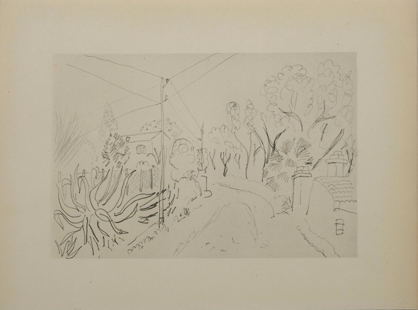 Henri MATISSE : Rue provencale- Lithographie