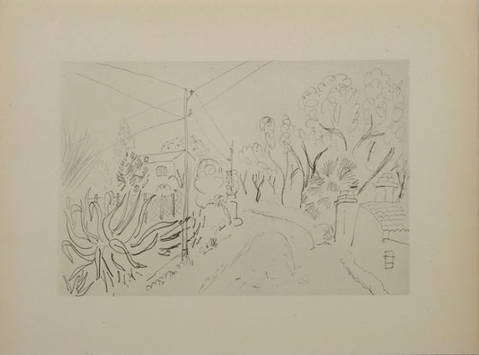 Henri MATISSE : Rue provencale- Lithographie