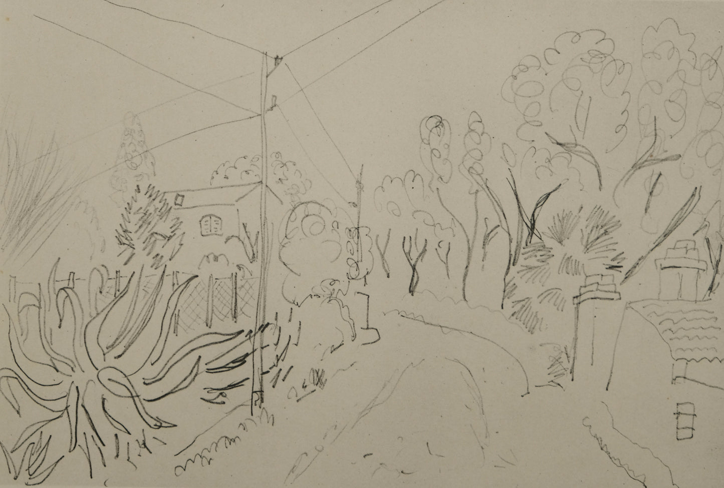 Henri MATISSE : Rue provencale- Lithographie