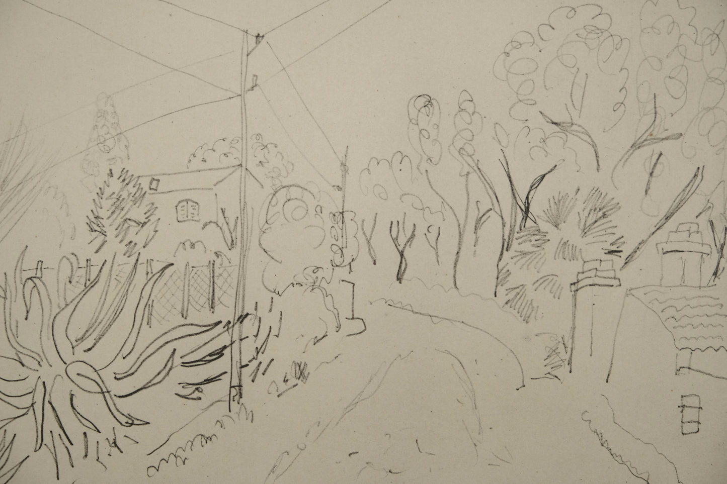 Henri MATISSE : Rue provencale- Lithographie