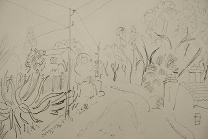 Henri MATISSE : Rue provencale- Lithographie