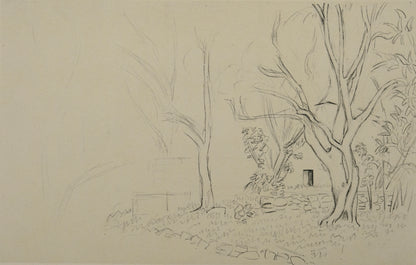 Henri MATISSE : Jardin en Provence - Lithographie