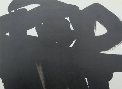 Pierre SOULAGES : Gouache, 1966 - Lithographie