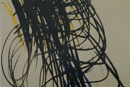 Hans HARTUNG : Pastel - Lithographie en couleurs