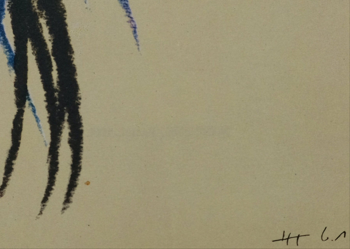 Hans HARTUNG : Pastel - Lithographie en couleurs