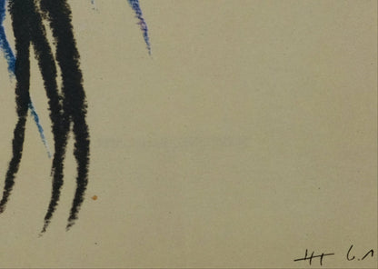 Hans HARTUNG : Pastel - Lithographie en couleurs