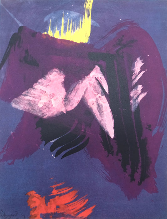 Gérard SCHNEIDER : Gouache, 1967 - Lithographie offset