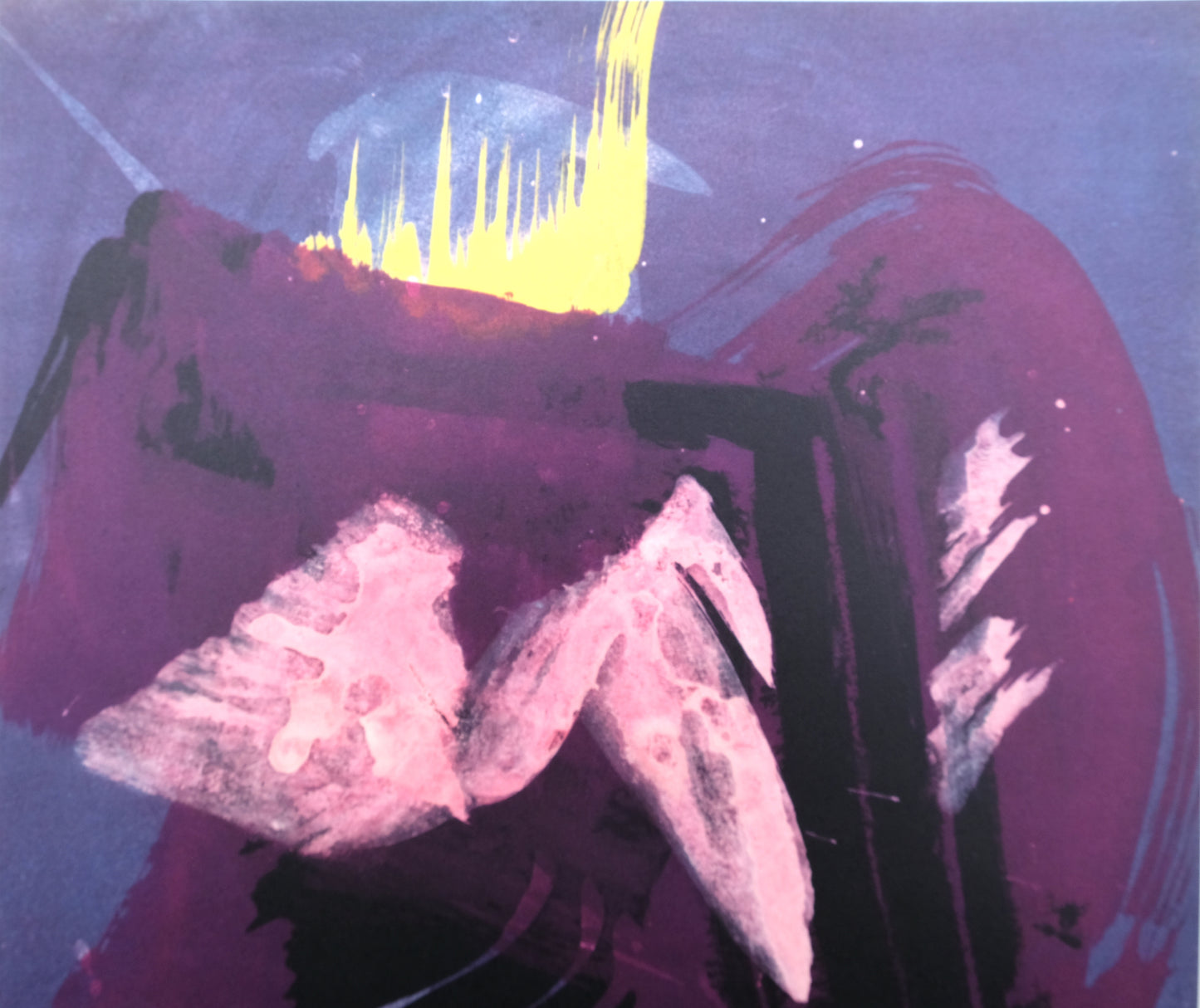 Gérard SCHNEIDER : Gouache, 1967 - Lithographie offset