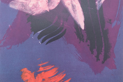 Gérard SCHNEIDER : Gouache, 1967 - Lithographie offset