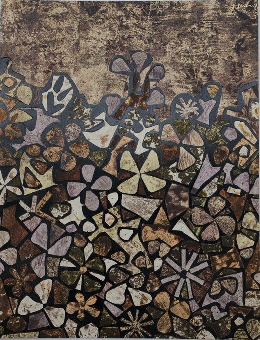 Jean DUBUFFET : Jardin de quite-vite - Pochoir original signé