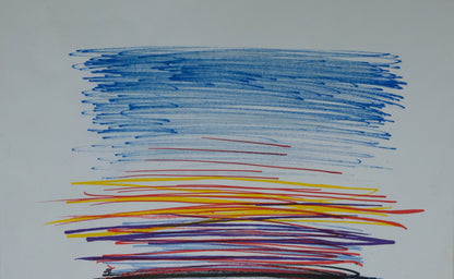 Yaacov AGAM : Composition abstraite - Lithographie originale
