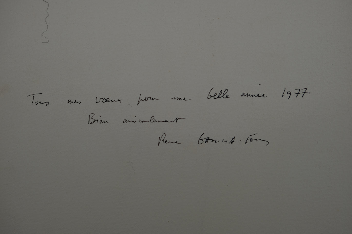 Pierre GARCIA FONS : Composition à la fenêtre Aqua - Lithographie originale signée