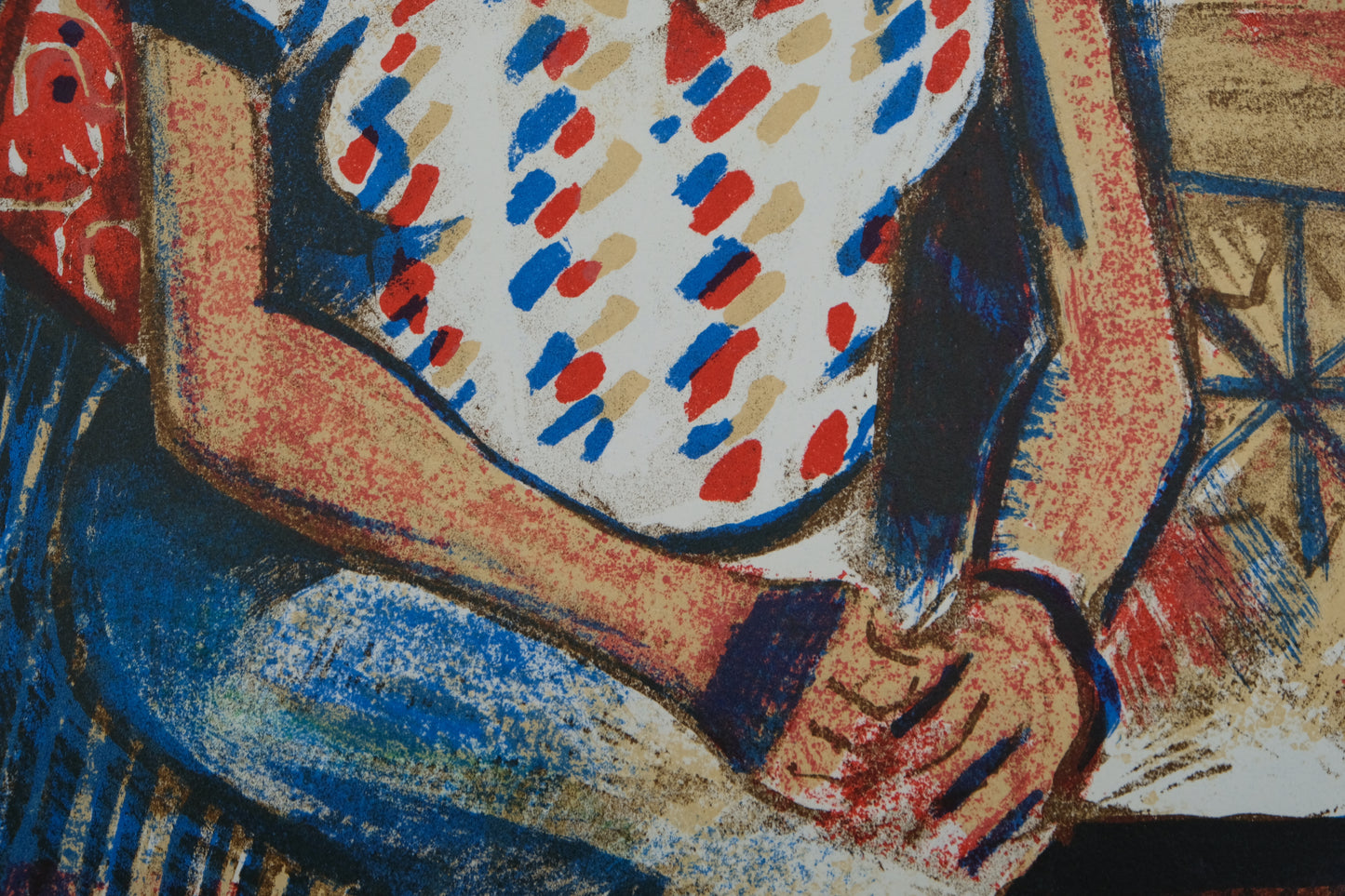 François DESNOYER : Le portrait de Suza - Lithographie originale signée