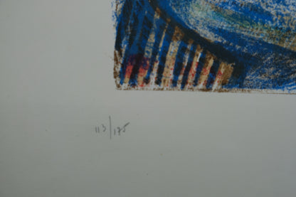 François DESNOYER : Le portrait de Suza - Lithographie originale signée