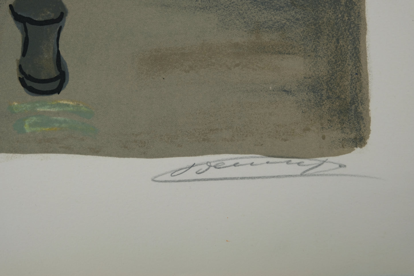 François DESNOYER : Vue de Venise - Lithographie originale signée