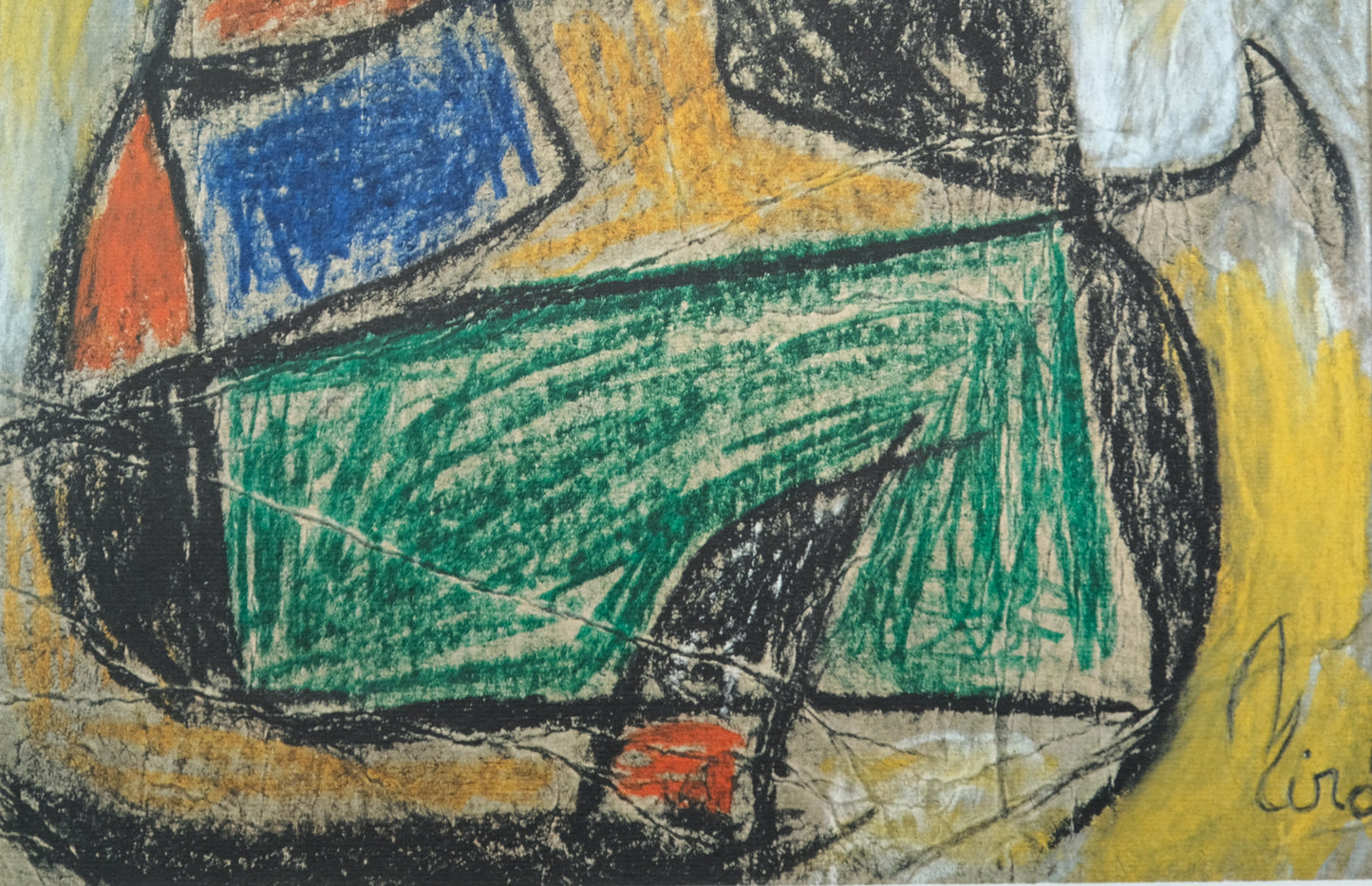 Joan MIRO : Femme surréaliste - Lithographie signée