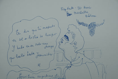 Jean COCTEAU : Gitans et corridas - Lithographie signée