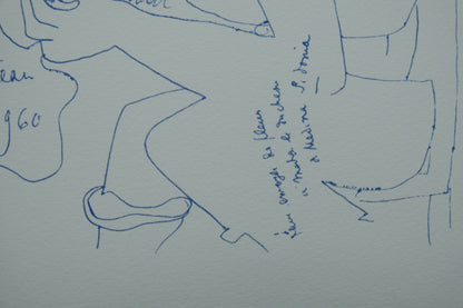 Jean COCTEAU : Gitans et corridas - Lithographie signée