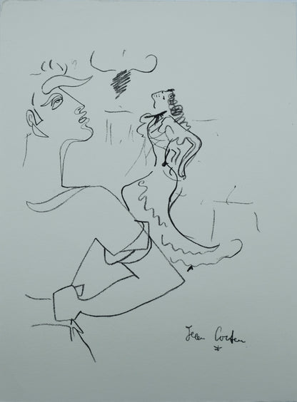 Jean COCTEAU : Carmen - Lithographie signée