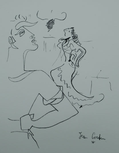 Jean COCTEAU : Carmen - Lithographie signée