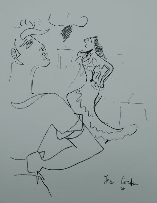 Jean COCTEAU : Carmen - Lithographie signée