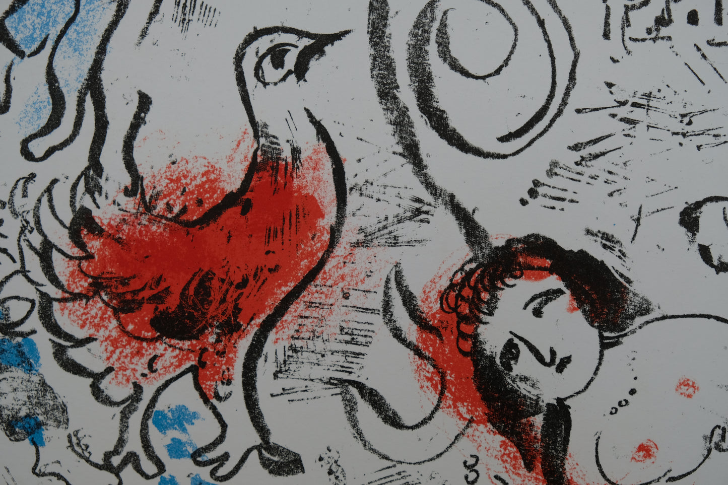 Marc CHAGALL : Cheval vert - Lithographie originale