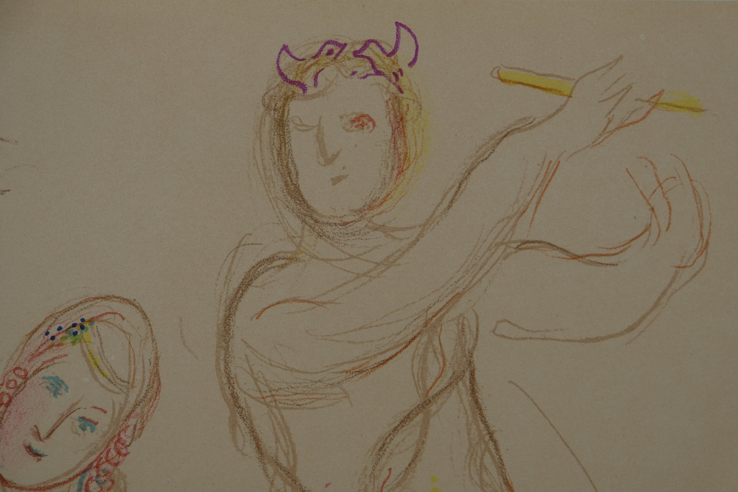 Marc CHAGALL : Le ballet de Daphnis et Chloé - Lithographie originale