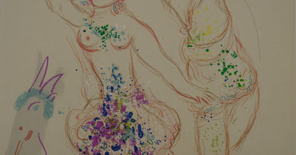 Marc CHAGALL : Le ballet de Daphnis et Chloé - Lithographie originale