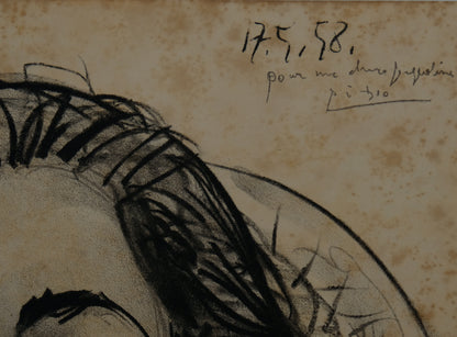 Pablo PICASSO : Portrait de Jacqueline - Lithographie signée